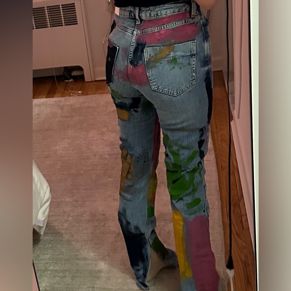 The most flattering reworked Zara jeans